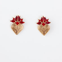 Load image into Gallery viewer, Haley Hmong Heart Earrings