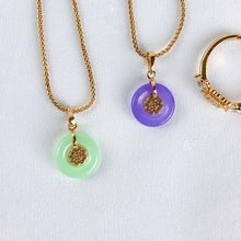 Load image into Gallery viewer, Nyra Vintage Jade Pendant Necklace
