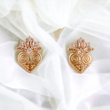 Load image into Gallery viewer, Haley Hmong Heart Earrings