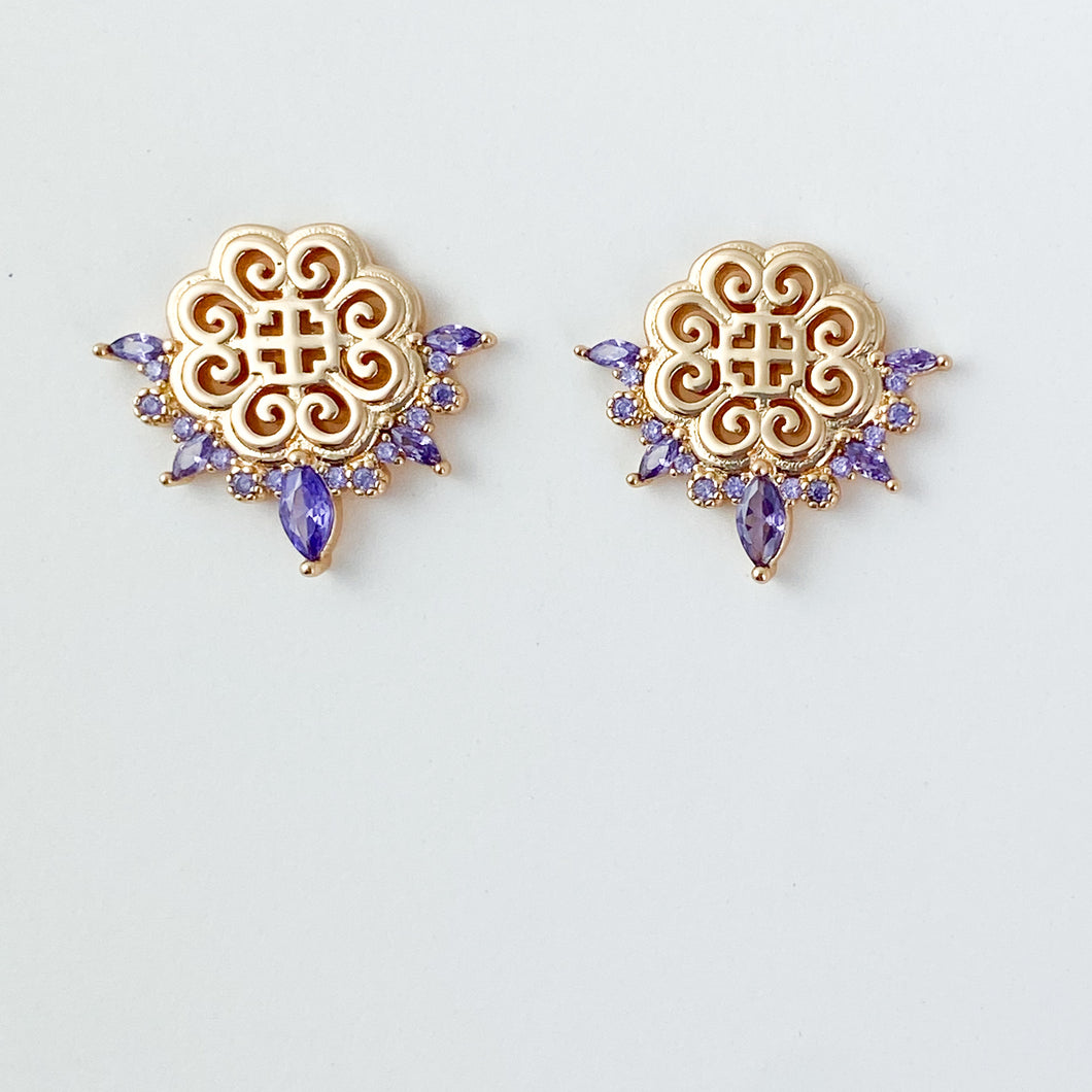 Aria Hmong Elephant Foot Earring